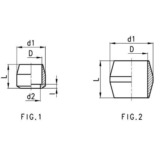 1310 8 Nakrętka rury blokująca fi 8, Camozzi