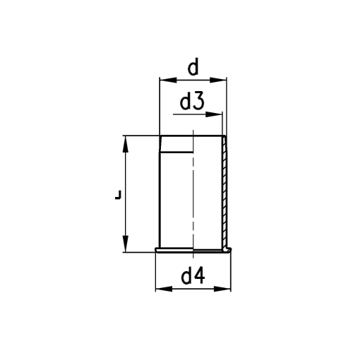 1320 6 Wtykowa zatyczka blokująca fi 6, Camozzi