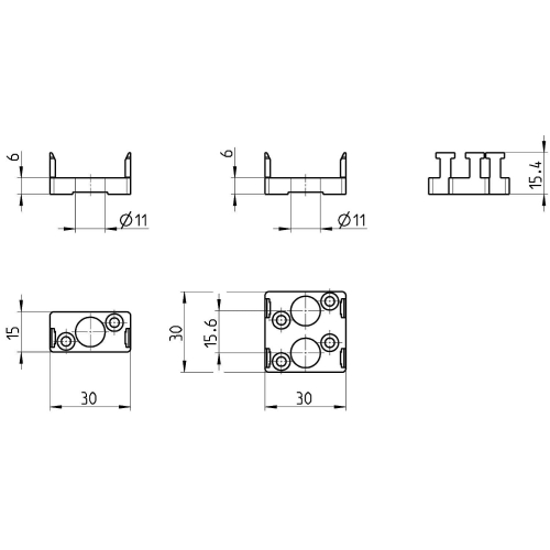 210-000 Adapter do minizaworu, Camozzi