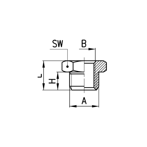 2531 3/8-1/4 Redukcja GZ 3/8" Gw 1/4"  Camozzi