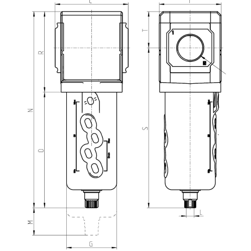MX3-3/4-F00 Filtr G3/4 seria MX3, Camozzi