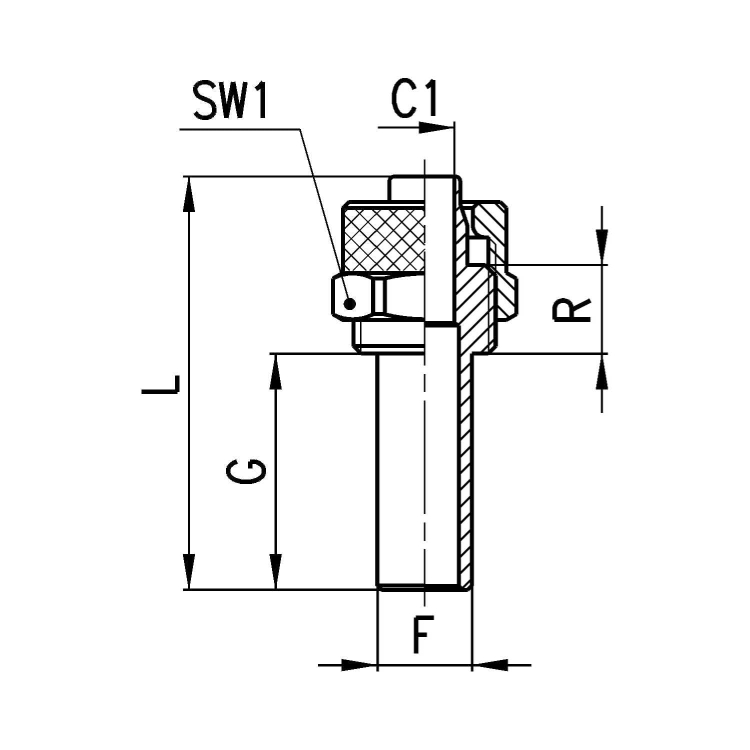 1470 6/4 Adapter do złączy 6/4, Camozzi