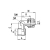 1500 8/6-3/8 - Złączka męska stała "L", Camozzi
