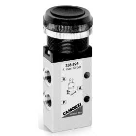 338-896 Zawór ręczny 3/2 NC G 1/8", Camozzi