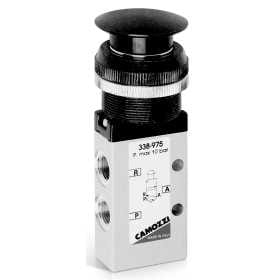 338-975 Zawór ręczny 3/2 NC G 1/8", Camozzi