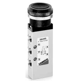 358-897 Zawór ręczny 5/2 G 1/8", Camozzi