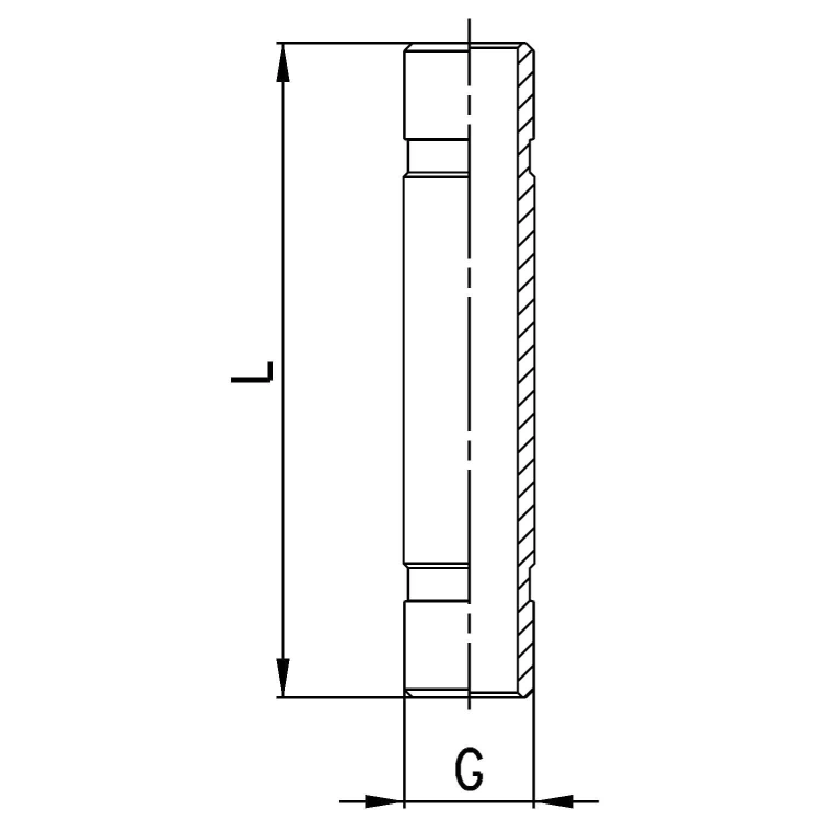 6950 12 Łącznik prosty fi 12, Camozzi