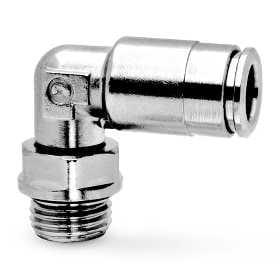 8522 4-1/8 Złączka kątowa obrotowa fi 4 GZ Camozzi