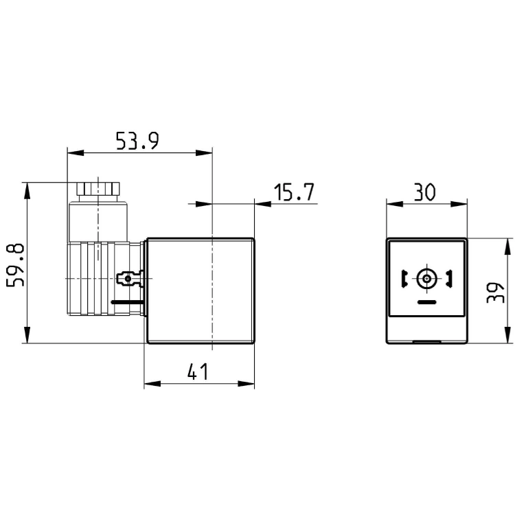 B82 Cewka 12 V DC 19 W, Camozzi