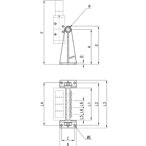 CNV-318-2 Listwa dla zaworów serii 3, Camozzi