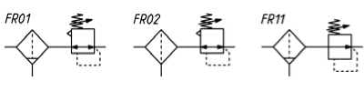 N204-D00 Filtro-reduktor G 1/4 seria N, Camozzi