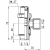 SCO 610-1/2 Zawór dławiący G 1/2", Camozzi