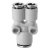 7560 6-4 Trójnik wtykowy Compact, Camozzi