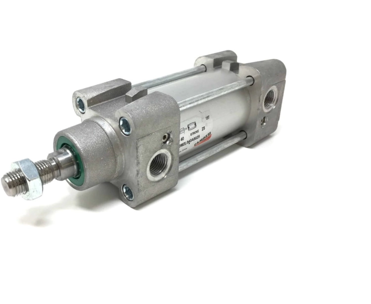 60L2L032A0010 – Siłownik Camozzi Dwustronne z amortyzacją Ø32 mm, skok 10 mm